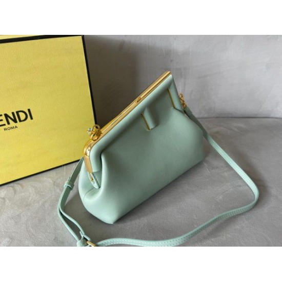 Replica First Small Bag In Mint Nappa Leather Green