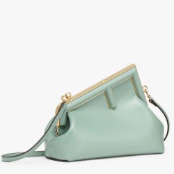Replica First Small Bag In Mint Nappa Leather Green
