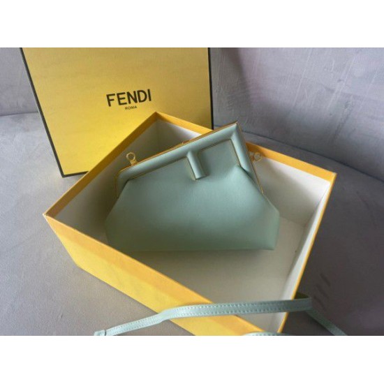 Replica First Small Bag In Mint Nappa Leather Green