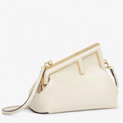 Fake First Small Bag In Mint Nappa Leather White Replica