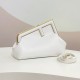 Fake First Small Bag In Mint Nappa Leather White Replica