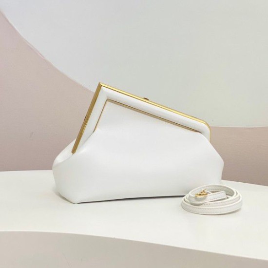 Fake First Small Bag In Mint Nappa Leather White Replica