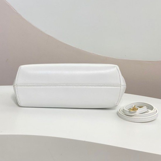 Fake First Small Bag In Mint Nappa Leather White Replica