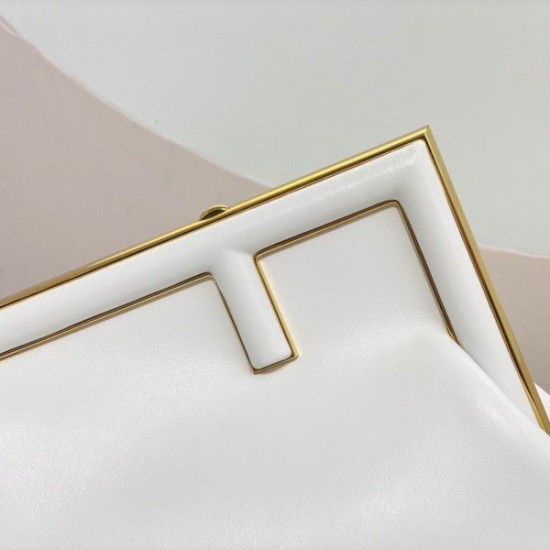 Fake First Small Bag In Mint Nappa Leather White Replica