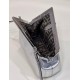 Fake First Small Bag Silver Laminated Leather Replica