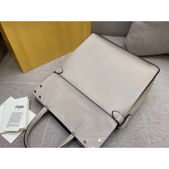Replica Regular Flip Tote Bag Beige
