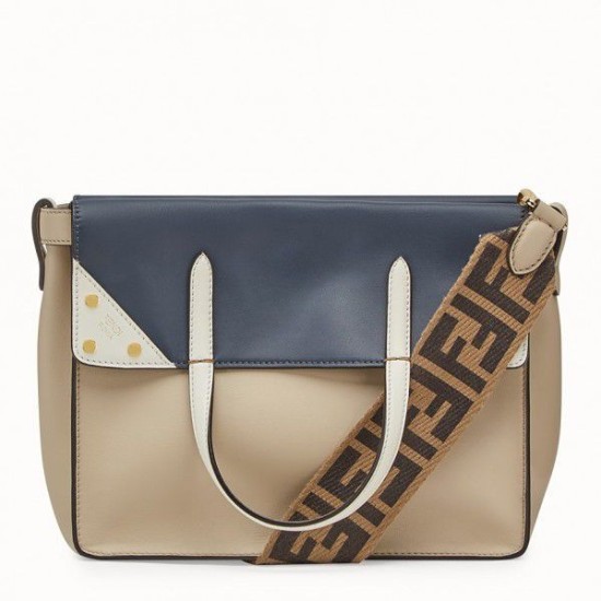 Replica Regular Flip Tote Bag Beige