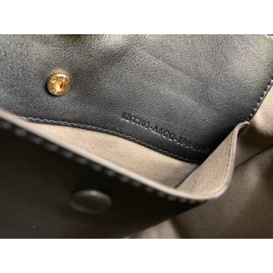 Replica Regular Flip Tote Bag Black