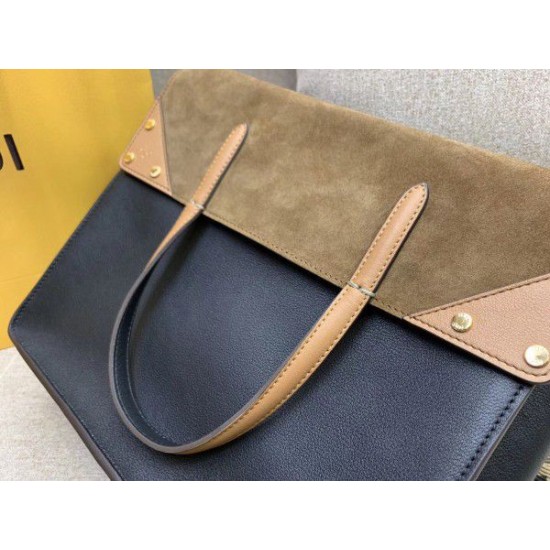 Replica Regular Flip Tote Bag Black