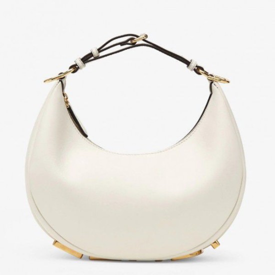 Replica Fgraphy Small Hobo Bag White