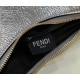 Replica Fgraphy Small Hobo Bag Silver Replica Fgraphy Small Hobo Bag Silver