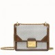 Replica Small Kan U Bag Perforated Calf White