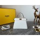 Replica Peekaboo ISeeU Petite Bag Nappa Leather White