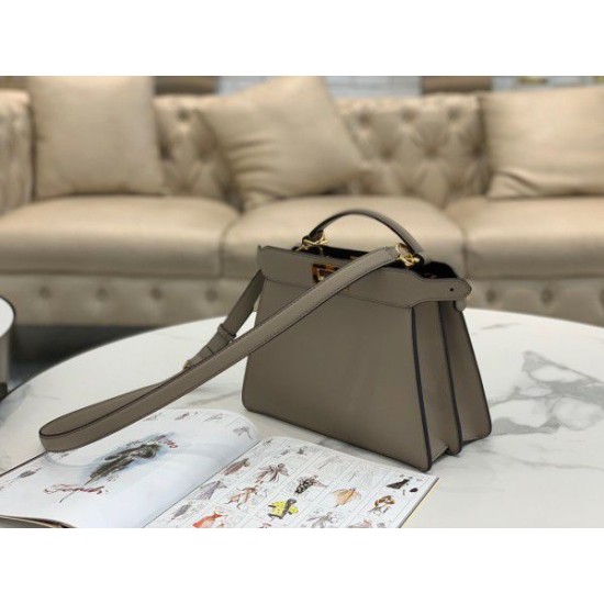 Fake Peekaboo ISeeU Small Bag Grey Replica Fake Peekaboo ISeeU Small Bag Grey Replica