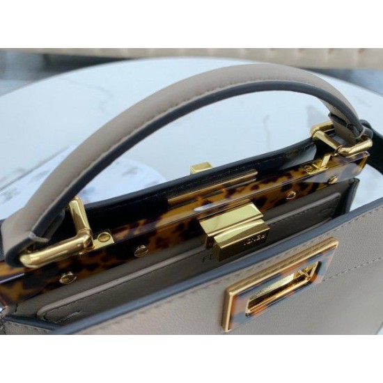 Fake Peekaboo ISeeU Small Bag Grey Replica Fake Peekaboo ISeeU Small Bag Grey Replica