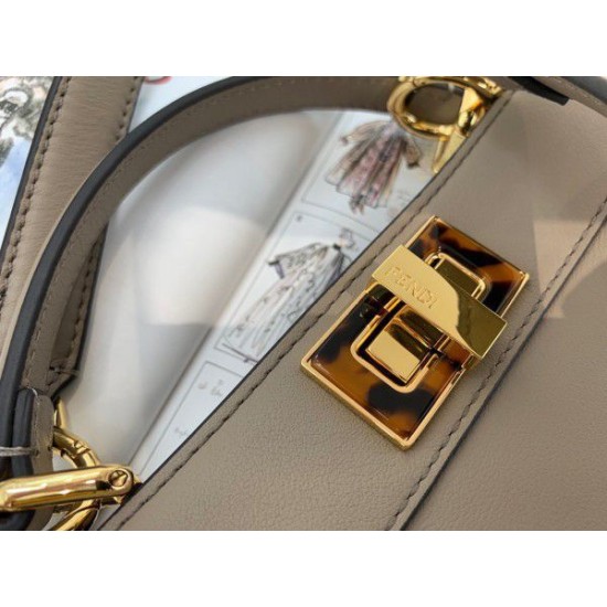 Fake Peekaboo ISeeU Small Bag Grey Replica Fake Peekaboo ISeeU Small Bag Grey Replica