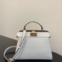 Fake Peekaboo ISeeU Small Bag White Replica