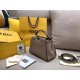 Replica Peekaboo Mini Selleria Bag with Python Leather Handle Grey Fake Peekaboo Mini Selleria Bag with Python Leather Handle Grey Replica