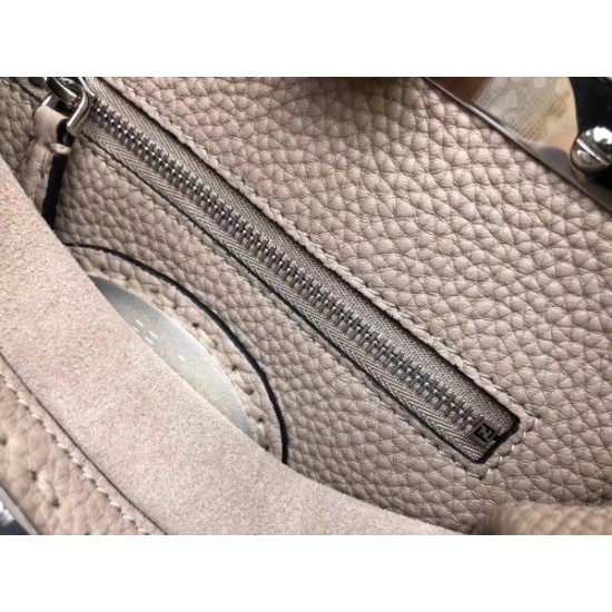 Replica Peekaboo Mini Selleria Bag with Python Leather Handle Grey Fake Peekaboo Mini Selleria Bag with Python Leather Handle Grey Replica