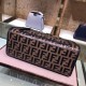 Replica FF Logo Runaway Shopper Bag Brown