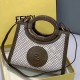 Replica Small Runaway Shopper Bag In White Perforated Calfskin