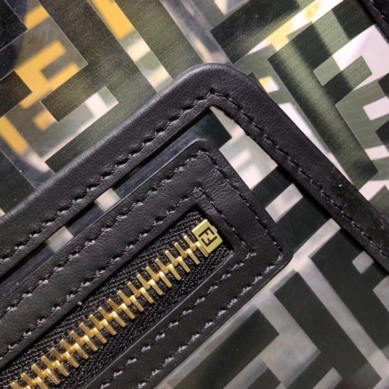 Replica Small PU Runaway Shopper Bag Black