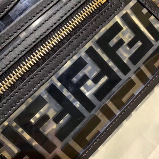 Replica Small PU Runaway Shopper Bag Black