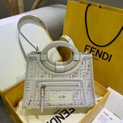 Replica Small PU Runaway Shopper Bag White