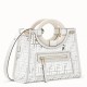 Replica Small PU Runaway Shopper Bag White