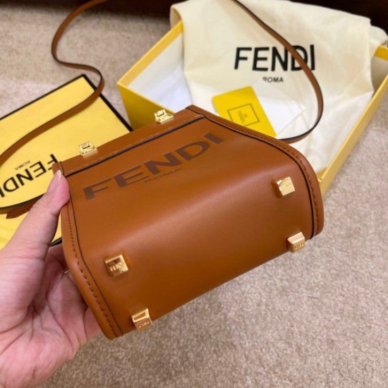 Fake Mini Sunshine Shopper Bag Brown Replica