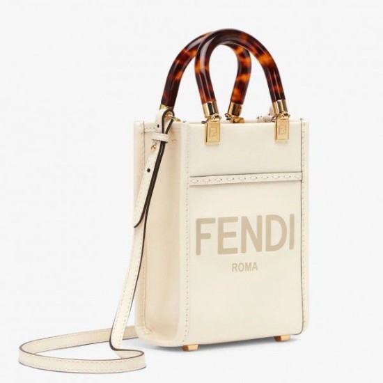 Replica Mini Sunshine Shopper Bag White