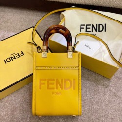 Replica Mini Sunshine Shopper Bag Yellow