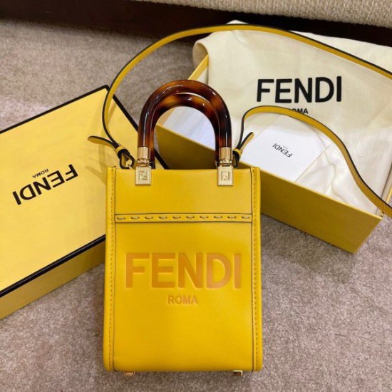 Replica Mini Sunshine Shopper Bag Yellow