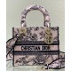 Replica Christian Dior Medium Lady D-Lite Bag Cream