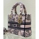 Replica Christian Dior Medium Lady D-Lite Bag Cream