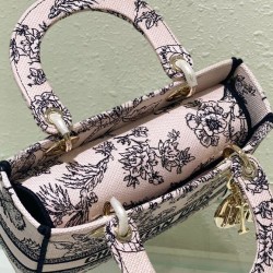 Fake Christian Dior Medium Lady D-Lite Bag Cream Replica Replica Christian Dior Medium Lady D-Lite Bag Cream