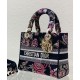 Replica Christian Dior Medium Lady D-Lite Bag Black Replica Christian Dior Medium Lady D-Lite Bag Black