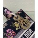 Replica Christian Dior Medium Lady D-Lite Bag Black Replica Christian Dior Medium Lady D-Lite Bag Black