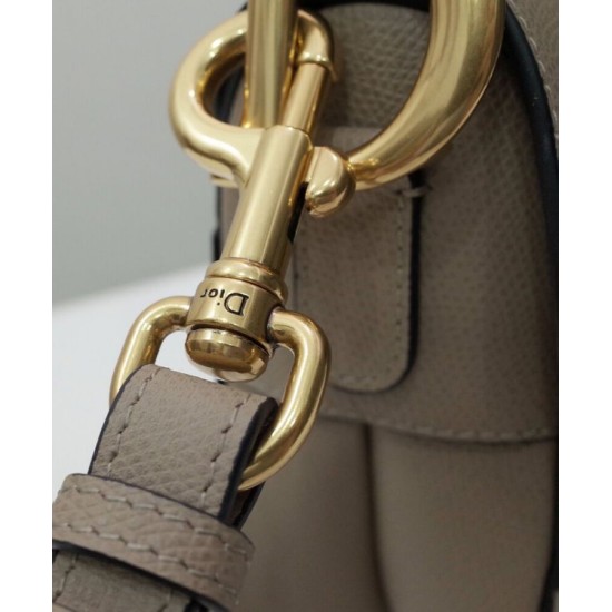 Replica Christian Dior Saddle Bag With Strap Apricot