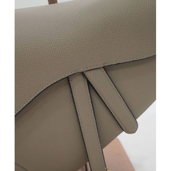 Replica Christian Dior Saddle Bag With Strap Apricot