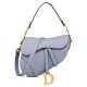 Fake Christian Dior Saddle Bag With Strap Dark Blue Replica