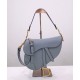 Fake Christian Dior Saddle Bag With Strap Dark Blue Replica