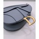 Fake Christian Dior Saddle Bag With Strap Dark Blue Replica