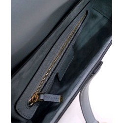 Fake Christian Dior Saddle Bag With Strap Dark Blue Replica