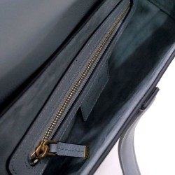 Fake Christian Dior Saddle Bag With Strap Dark Blue Replica