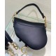 Replica Christian Dior Saddle Bag With Strap Black