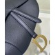 Replica Christian Dior Saddle Bag With Strap Black