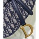 Replica Christian Dior Saddle Bag With Strap Dark Blue