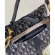 Replica Christian Dior Saddle Bag With Strap Dark Blue