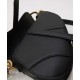 Fake Christian Dior Mini Saddle Bag With Strap Black Replica